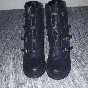 Faux Leather Booties